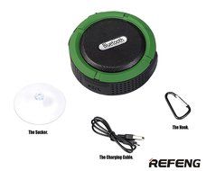 ReFeng Portable Wireless Bluetooth 3.0 Shower Speaker, With Hook and Dedicated Suction Cup for Shower,Bathroom... N6