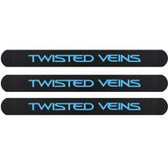 Twisted Veins Two (2) Pack of (25 ft) High Speed HDMI Cables + Right Angle Adapter and Velcro Cable Ties (Latest... N6