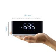 Alarm Clock Bluetooth Speaker FM Radio AKOUSTIQ Portable Wireless Speaker for iPhone Samsung, Enhanced Bass Stereo... N3
