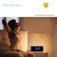 Alarm Clock Bluetooth Speaker FM Radio AKOUSTIQ Portable Wireless Speaker for iPhone Samsung, Enhanced Bass Stereo... N7