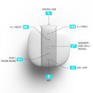 Miomix Portable Wireless Bluetooth 3.0 Shower Speaker Waterproof Speaker with Suction Cup for Bathroom, Boat or... N9