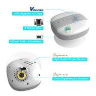 Miomix Portable Wireless Bluetooth 3.0 Shower Speaker Waterproof Speaker with Suction Cup for Bathroom, Boat or... N10
