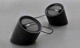 IPEVO CSSB-02IP Tubular Wireless Speakers (Black) N2