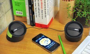 IPEVO CSSB-02IP Tubular Wireless Speakers (Black) N6