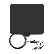VIEWTEK Amplified HDTV Antenna Ultra Thin Indoor HD TV Antenna 50 Mile Range with Detachable Amplifier 13 Ft Coaxial...