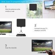 VIEWTEK Amplified HDTV Antenna Ultra Thin Indoor HD TV Antenna 50 Mile Range with Detachable Amplifier 13 Ft Coaxial... N6