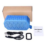 Plater Waterproof X8 Bluetooth Speaker Wireless Portable Stereo Speaker, 6W Dual-Driver, Enhanced Sound and Bass... N9
