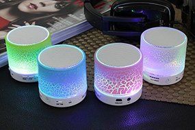 Gift Pro A9 Portable Wireless Bluetooth Speakers Lights Built-in Micphone Support/Amplifier FM Radio Support USB... N6