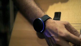 BiGR Audio XLWB01 WRiSTBOOM Wearable Wireless Bluetooth Speaker with Built-In Mic, Black N3