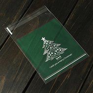 &quot;10pcs Christmas Tree Clear Cellophane Cookie Wedding Candy Party Bags&quot; shopping N7