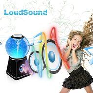 Kocaso Cyclone Water Dancing Globe Speaker with Bluetooth 4.0 (Wireless, 3 Color Dancing Water Speaker) - Black N3