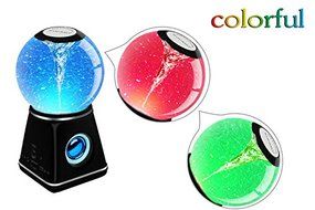 Kocaso Cyclone Water Dancing Globe Speaker with Bluetooth 4.0 (Wireless, 3 Color Dancing Water Speaker) - Black N7