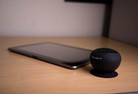 Vangoddy Portable Bluetooth Suction Speaker with Microphone and Micro USB Cable (Black) N8