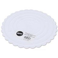 Decorator Preferred Cake Plate-8&quot; Scalloped Round