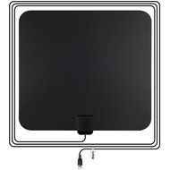 Anpro Ultra-Thin Amplified HDTV Aerial TV Antenna, 50 Mile Range Indoor HDTV Antenna for Digital Freeview and...