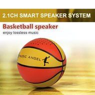 MUSIC ANGEL&reg;Portable Wireless Bluetooth Speaker with Basketball handmade Design 12 Hours Playtime Speakers Compatible...