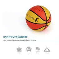 MUSIC ANGEL&reg;Portable Wireless Bluetooth Speaker with Basketball handmade Design 12 Hours Playtime Speakers Compatible... N4