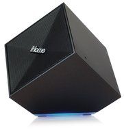 iHome IDM11B Rechargeable Portable Bluetooth Speakers with Speakerphone - Retail Packaging (Black) N2