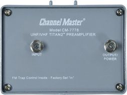 Channel Master CM-7777 Titan 2 Antenna Preamplifier N7