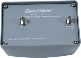 Channel Master CM-7777 Titan 2 Antenna Preamplifier N9