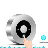 Aolyty Portable Mini Wireless Bluetooth Speaker Outdoor Touch Screen Subwoofer Small Steel Cannon Golden N9