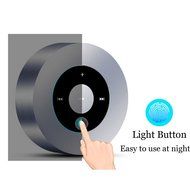 Aolyty Portable Mini Wireless Bluetooth Speaker Outdoor Touch Screen Subwoofer Small Steel Cannon Golden N11