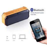 Soundmy Rugged,waterproof and Shockproof Wireless Bluetooth Speaker for Indoor/outdoor,hi-def Bass 2x3w (Yellow) N3