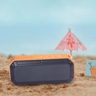 Soundmy Rugged,waterproof and Shockproof Wireless Bluetooth Speaker for Indoor/outdoor,hi-def Bass 2x3w (Yellow) N5