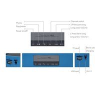 Portable Wireless Bluetooth Speaker with TF/ FM / Microphone Multi-Function for Apple iPhone iPad/Samsung Galaxy... N4