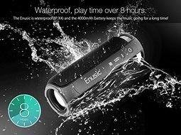 Waterproof Bluetooth Speaker, EIVOTOR Portable Wireless Outdoor Stereo Music Player Soundcup With EQ Mode, Enhanced... N7