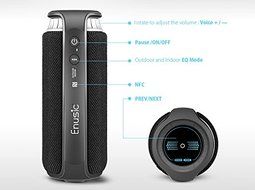 Waterproof Bluetooth Speaker, EIVOTOR Portable Wireless Outdoor Stereo Music Player Soundcup With EQ Mode, Enhanced... N8