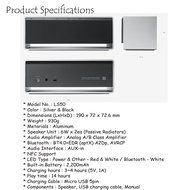 IRIVER Portable Wireless Bluetooth Speaker LS50 Silver N5