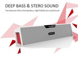 Super Bass Stereo LCD Display USB Bluetooth Wireless Speaker Support TF Card N4