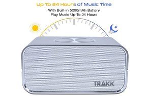 TRAKK CEO New Model 24 Hours of Playtime Magnificent Universal Wireless Portable Bluetooth Speaker with Power... N5