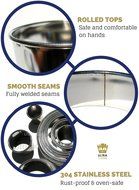 Ultra Cuisine Premium Quality Pastry Cookie Cutters - 11 Piece Round Cutter Set - Stainless Steel Metal Circle... N2