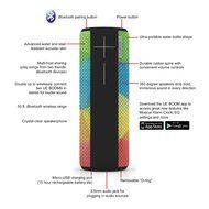 UE BOOM Wireless Bluetooth Speaker - Crystal Edition N5