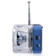 Portable Mini Music MP3/4 Player Micro SD/TF USB Disk Speaker Amplifier FM Radio(Green/Rose/Blue/Silver/Black/... N3