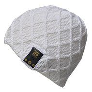Behead Wear Wireless Headphone Speaker Microphone Beanie Hat Luv Spun Knit - White