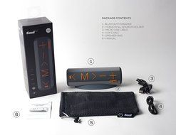 iJoy Soul 360 Premium Portable Wireless Bluetooth Speaker 360 Degrees With Built In Mic 10 hour battery life and... N4