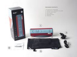 iJoy Soul 360 Premium Portable Wireless Bluetooth Speaker 360 Degrees With Built In Mic 10 hour battery life and... N15