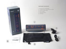 iJoy Soul 360 Premium Portable Wireless Bluetooth Speaker 360 Degrees With Built In Mic 10 hour battery life and... N20