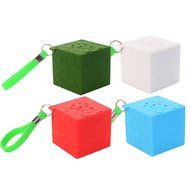 Muangan Mini Portable Cube Stereo Wireless Bluetooth Speaker for SmartPhone Tablet (WHITE) N2