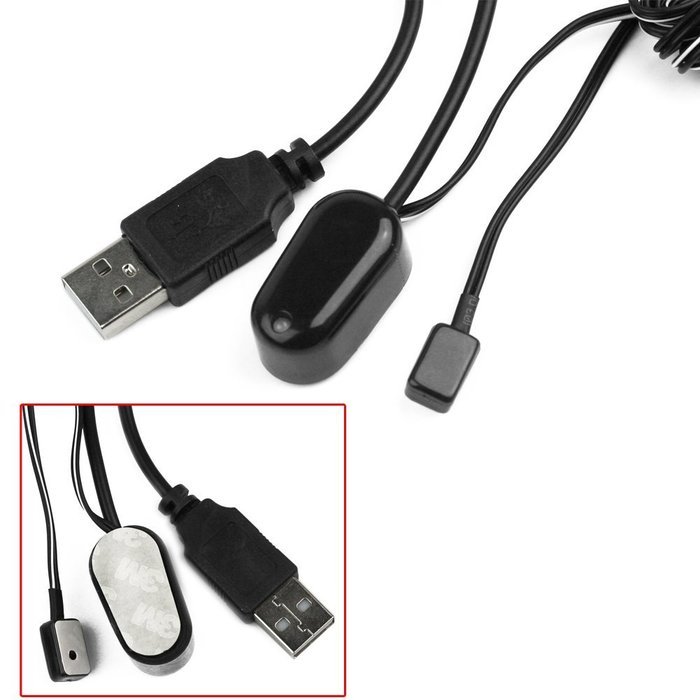 Aketek IR Hidden Infrared Remote Extender Receiver Emitter Repeater System N3
