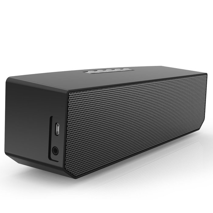 Bluedio BS-3 (Camel) Portable Bluetooth Wireless Stereo Speaker with Mic for Calls,Black N4
