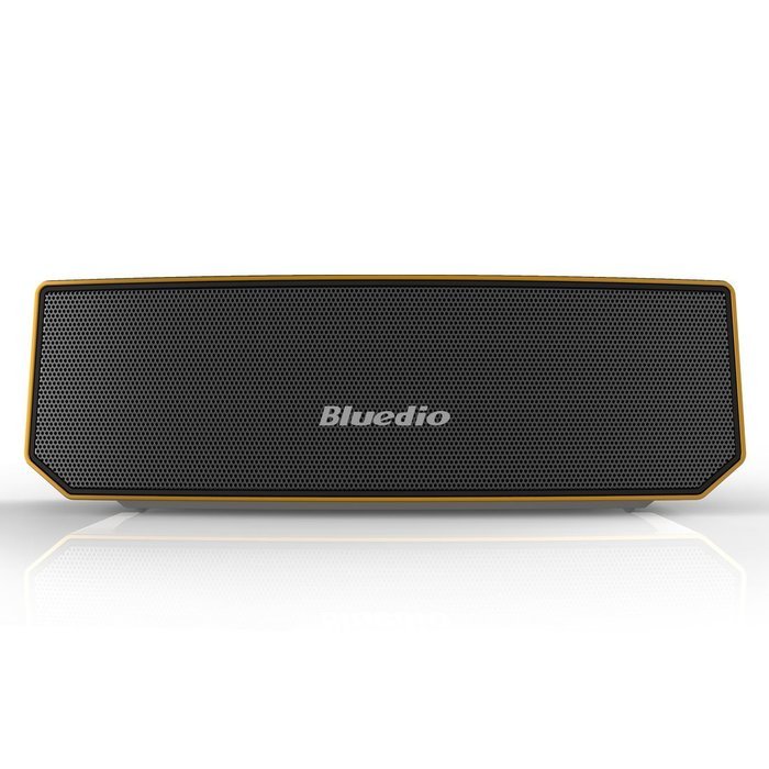 Bluedio BS-3 (Camel) Portable Bluetooth Wireless Stereo Speaker with Mic for Calls,Black N12