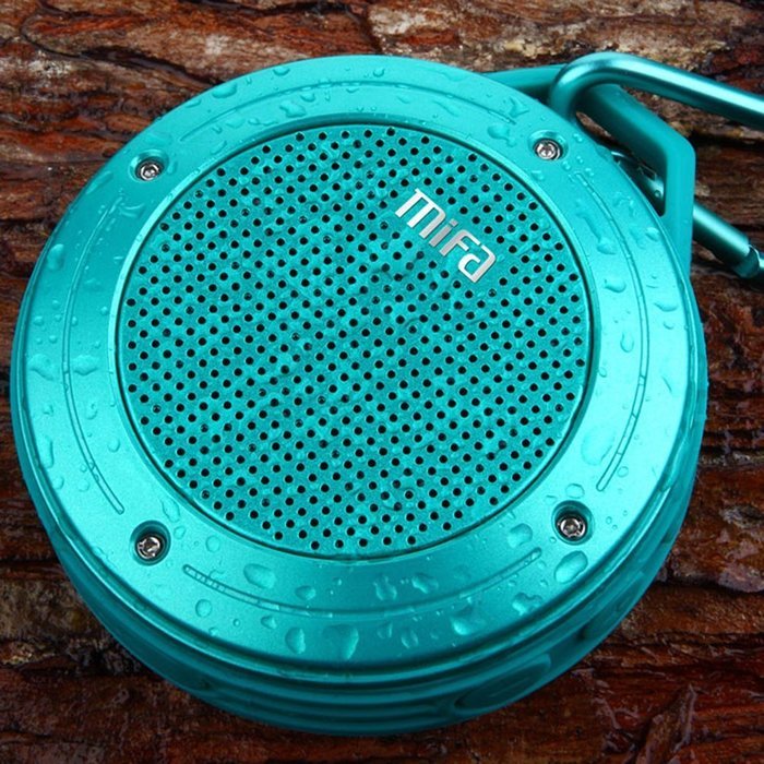 MIFA F10 IP56 Outdoor Bluetooth 4.0 Speaker Blue Color,Built-in mic,Rechargeable battery,5Hours Playtime,3W,DSP... N5