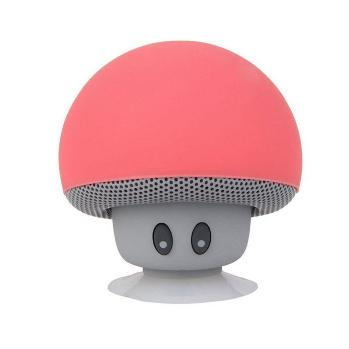 Wireless Bluetooth Mini Speaker Mushroom Waterproof Silicone Suction Handsfree Holder Music Player for iPhone... N2