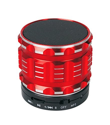 NAXA Electronics NAS-3060 RED Portable Wireless Sound System with Bluetooth (Red)
