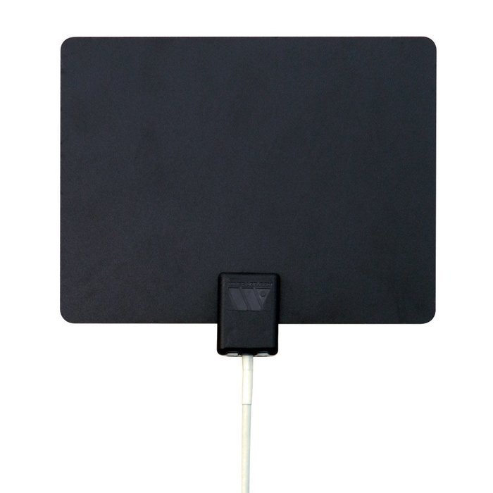Winegard FlatWave Amped FL5500A Amplified Digital Indoor HD TV Antenna (OTA / High-VHF / UHF / Ultra-Thin / Black... N12