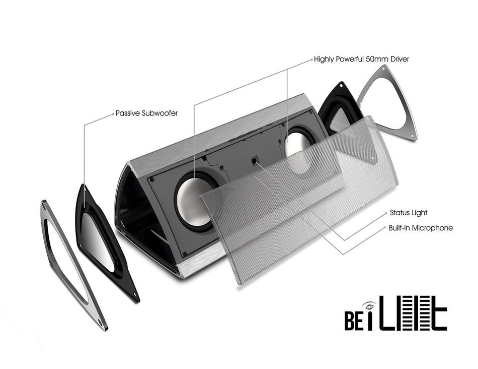 BEiLEET Zone Wireless Bluetooth Speaker N8
